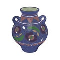 Ancient Decorative Jug. Vector