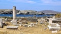 Ancient Delos Ruins, Greece Royalty Free Stock Photo