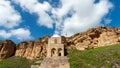 Ancient Diri Baba mausoleum, 14th century, Gobustan city, Azerbaijan Royalty Free Stock Photo