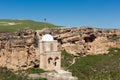 Ancient Diri Baba mausoleum, 14th century, Gobustan city, Azerbaijan Royalty Free Stock Photo