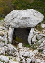 Ancient dolmen in Lekunberri, Spain Royalty Free Stock Photo