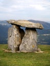 Ancient Dolmen in Oiz mountain Royalty Free Stock Photo