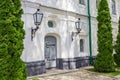 Ancient door of the building in Kyiv Pechersk Lavra, Ukraine