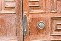 Ancient Door Detail Indian Metal