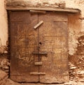 Ancient door in the El Badi Palace.