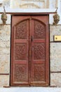 Ancient door in old town of Jeddah Balad.Traditional balad beautiful little town in Jedah region