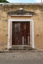Door on the Road of the firars, Valladolid, Yucatan