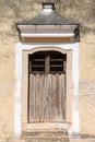 Old door in the Road of the firars, Valladolid, Yucatan