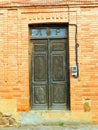 ancient door in a rural landscapes