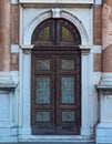 Ancient doors in Venice. Italy