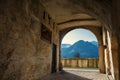 Ancient Doorway in Rattenberg in Tyrol