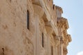 Ancient doric columns of cathedral of Syracuse Duomo di Siracusa.