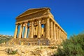 Ancient Doric Greek Temple of Concordia in Valley of Temples in Agrigento Royalty Free Stock Photo