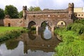 Ancient Dutch city gate Berkelpoort in Zutphen Royalty Free Stock Photo