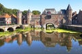 Ancient Dutch city gate Koppelpoort in Amersfoort