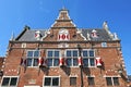 Ancient Dutch weigh house in Enkhuizen