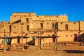 Ancient dwellings of Taos Pueblo, New Mexico Royalty Free Stock Photo