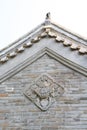 Ancient eaves and wall