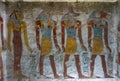 Ancient egypt carving color image