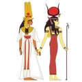 Ancient egypt deities Royalty Free Stock Photo