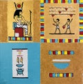 Ancient Egyptian art Royalty Free Stock Photo