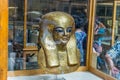 Ancient Egyptian golden mask of Yuya, Museum of Cairo