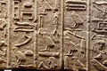 Ancient Egyptian Hieroglyphic Cuneiform writing