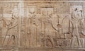 Ancient egyptian hyeroglyphs in Temple of Kom Ombo, Egypt Royalty Free Stock Photo