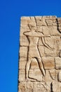 Ancient Egyptian Icons and Symbols of Karnak Temple, Luxor, Egypt Royalty Free Stock Photo