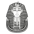 Ancient Egyptian mask Royalty Free Stock Photo