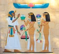 Ancient Egyptian pharaonic art Royalty Free Stock Photo