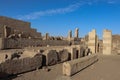 Ancient egyptian Satet temple on Elephantine island in Aswan, Egypt Royalty Free Stock Photo