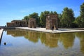 Ancient Egyptian Temple of Debod, Madid, Spain Royalty Free Stock Photo
