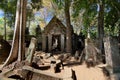 Ancient emple ruins in Koh Ker Royalty Free Stock Photo