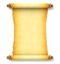 Ancient empty scroll