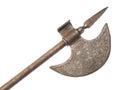 Ancient engraved battle axe