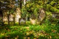 An ancient entombment on the old cemetery