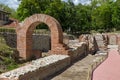 Ancient entrance of the Thermal Baths of Diocletianopolis, town of Hisarya, Bulgaria Royalty Free Stock Photo