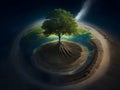 Ancient Essence: Iconic Spirit of Earth in the Ground Picture to Awaken Your Connection