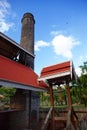 The ancient estate with small factory on rum distillation on Mauritius.