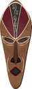 African Ethnical Tribal Mask Illustration