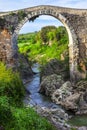 Ancient Etruscan city' ruins in Vulci