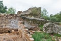 Ancient excavations site close to Station Blek, Istria, Croatia.