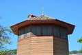 Ancient Falcon tower Kulesi Togan. The Khan`s Palace. Bakhchisaray, Crimea