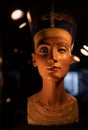 Ancient famous Egyptian bust of Queen Nefertiti