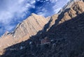 Ancient famous Tibetan Tengboche Buddhist monastery in Sagarmatha National Park, Nepal, Himalayas Royalty Free Stock Photo