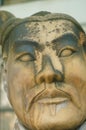 Ancient figure statues, interesting facial expressions