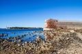 Saint Nikola fortres in Sibenik Royalty Free Stock Photo