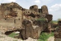 An ancient fort was damaged and abandoned at Gwalior, MP, India