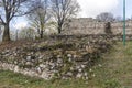 Ancient fortification Castra ad Montanensium in Montana, Bulgaria